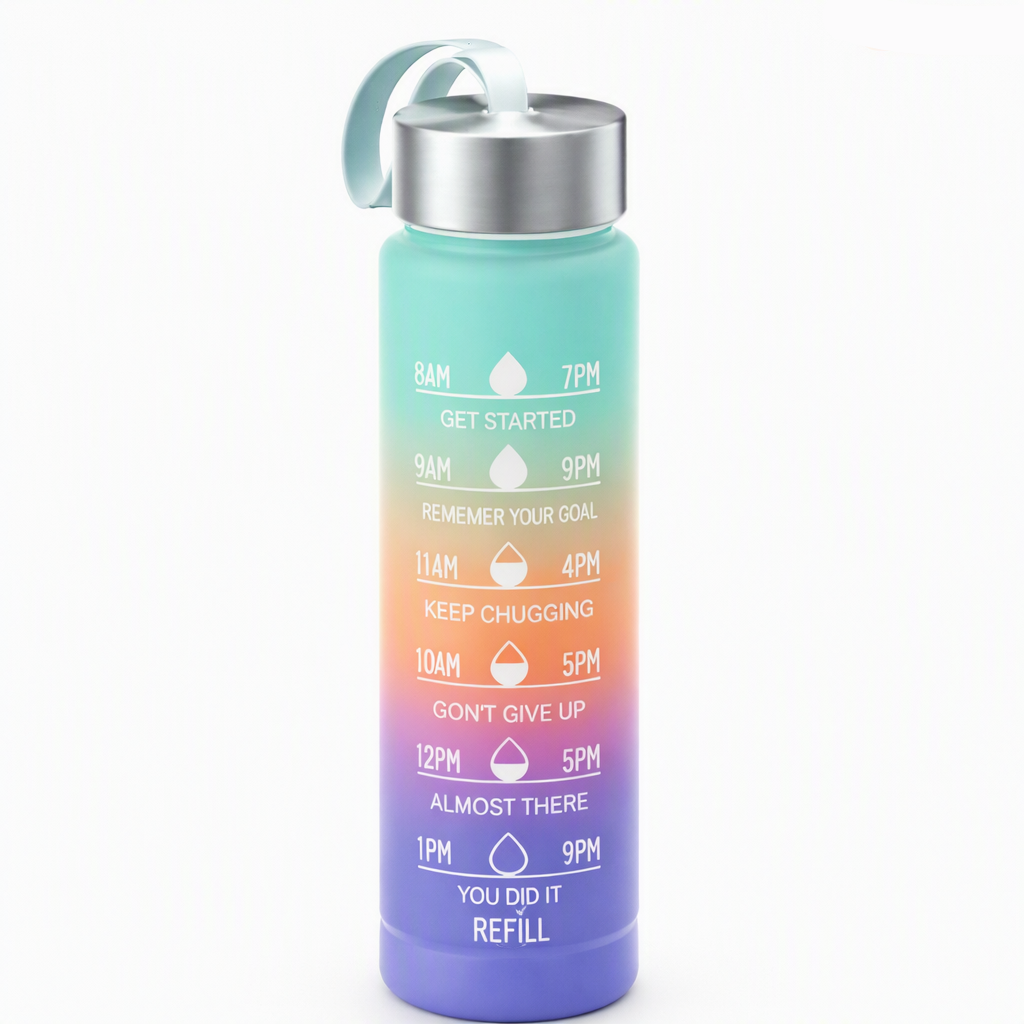 HYDRAGRAD – Gradient Water Bottle with Straw