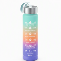 HYDRAGRAD – Gradient Water Bottle with Straw