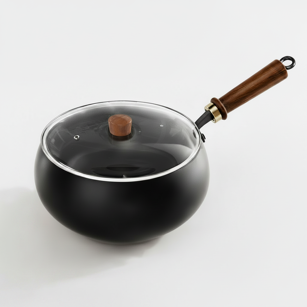 CASTFORGE - Heavy-Duty Cast Iron Skillet with Lid for Versatile Cooking