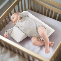 Cudlo Anti-Tilt Baby Pillow - Adjustable Memory Foam for Safe Side Sleep 0
