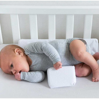 Cudlo Anti-Tilt Baby Pillow - Adjustable Memory Foam for Safe Side Sleep 5