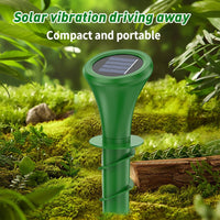 VERDAGUARD – Solar Mole Repellent with Silent Vibration for Eco-Friendly Garden Protection