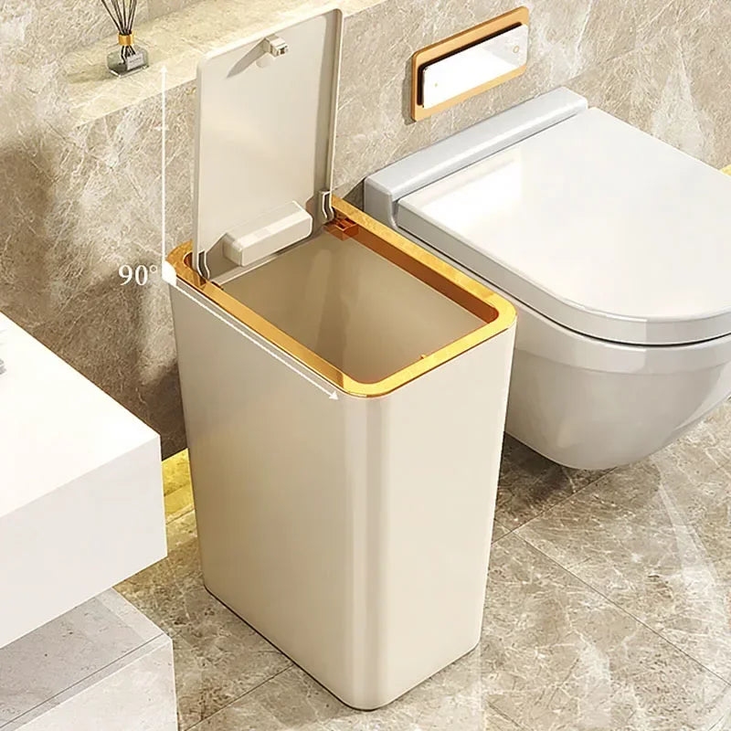 PRESSLUX – Slim Press Top Trash Can 12L