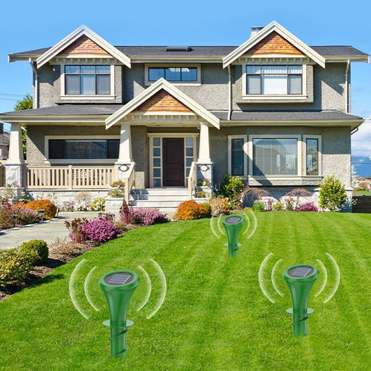 VERDAGUARD – Solar Mole Repellent with Silent Vibration for Eco-Friendly Garden Protection