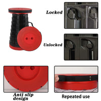 STACKSEAT – Sgabello da Campeggio Telescopico Portatile