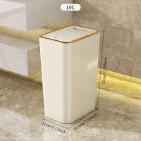 PRESSLUX – Slim Press Top Trash Can 12L
