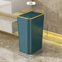 PRESSLUX – Slim Press Top Trash Can 12L