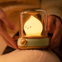 SOMNIFLORA – USB Bedside Lamp for Soothing Light and Sound