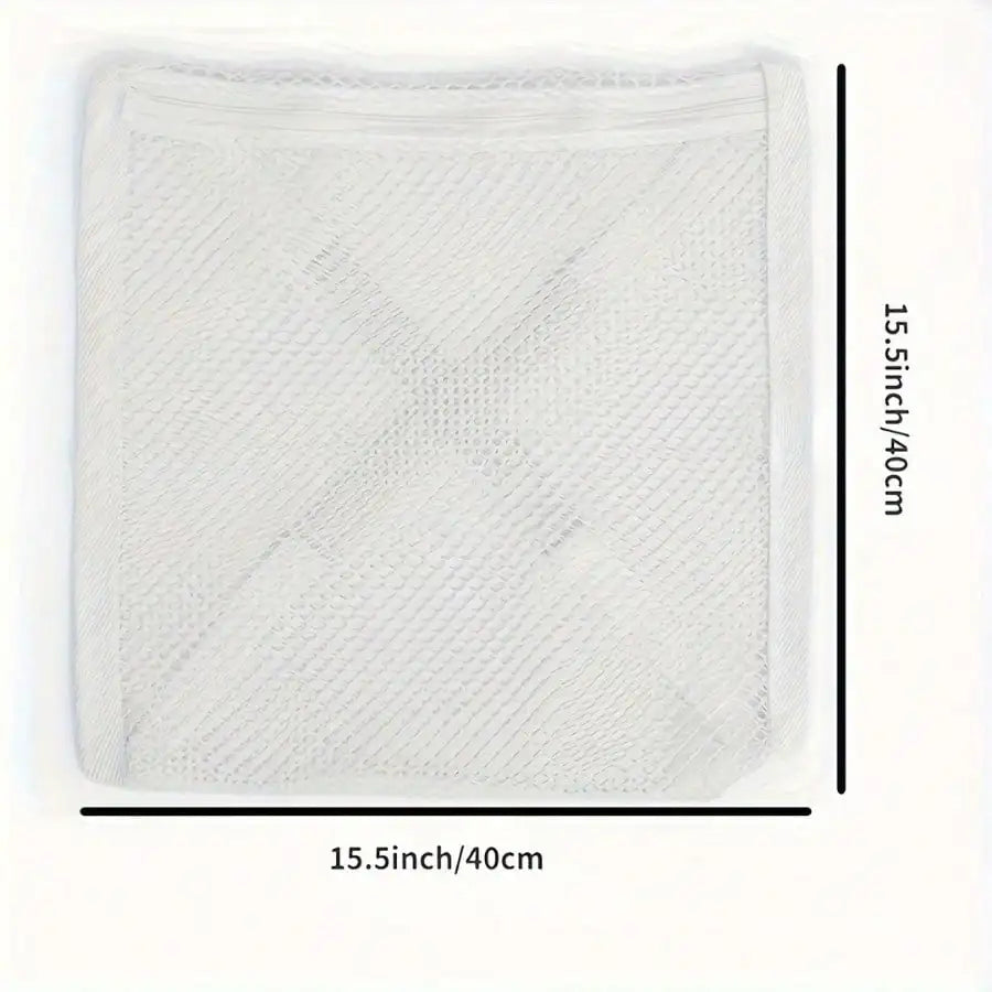 Durable Shoe Wash Bag Set - Mesh Laundry Bag for Washing Shoes with Zipper & Strap 2