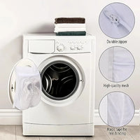 Durable Shoe Wash Bag Set - Mesh Laundry Bag for Washing Shoes with Zipper & Strap 4