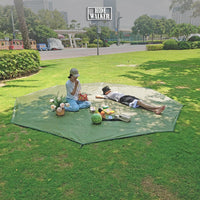 Durable Waterproof Camping Mat - Lightweight Oxford Groundsheet with Stakes 1