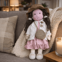 ELORA – Handmade Waldorf Doll Made of Cotton for Creative Play 13