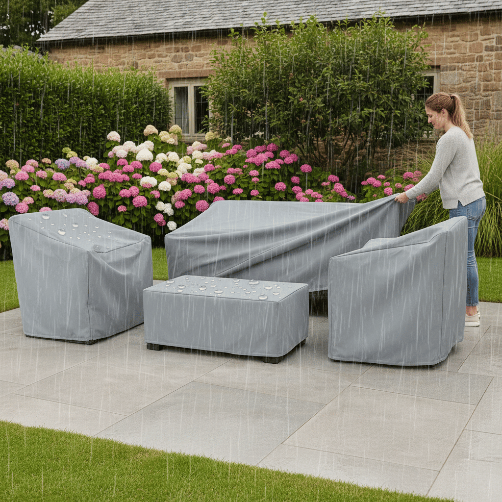 EVERDRAPE - Furniture Cover with UV & Rain Protection for Backyard Furniture 4