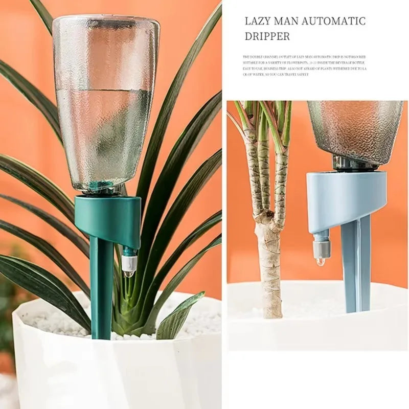 EcoGardener - Adjustable Self-Watering Spikes for Indoor & Outdoor Plants, 500ml Capacity, Customizable Drip Control 3