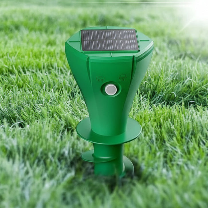 EcoGuard - Solar Mole Repellent with Silent Vibration for Garden Protection 2