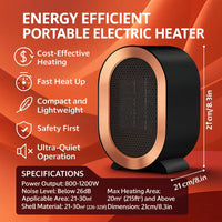 HEATELIS – Portable Space Heater for Comfortable Desk Areas