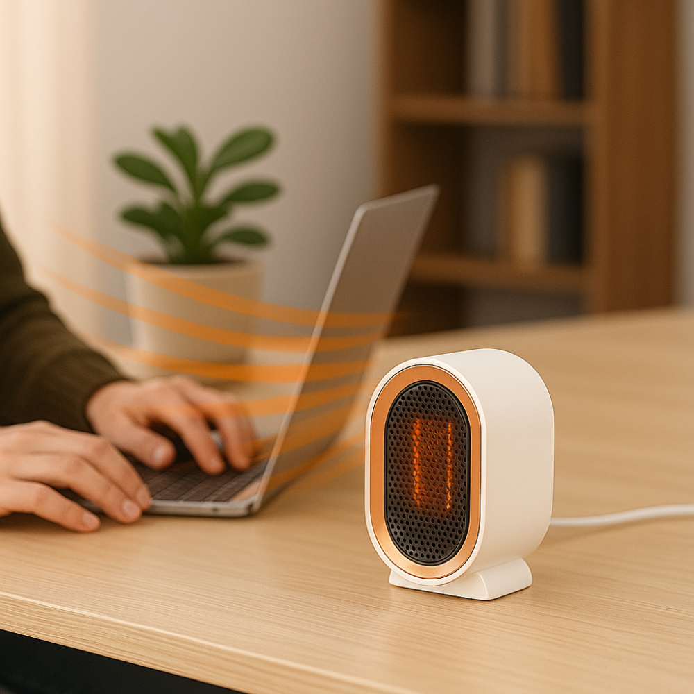 HEATELIS – Portable Space Heater for Comfortable Desk Areas