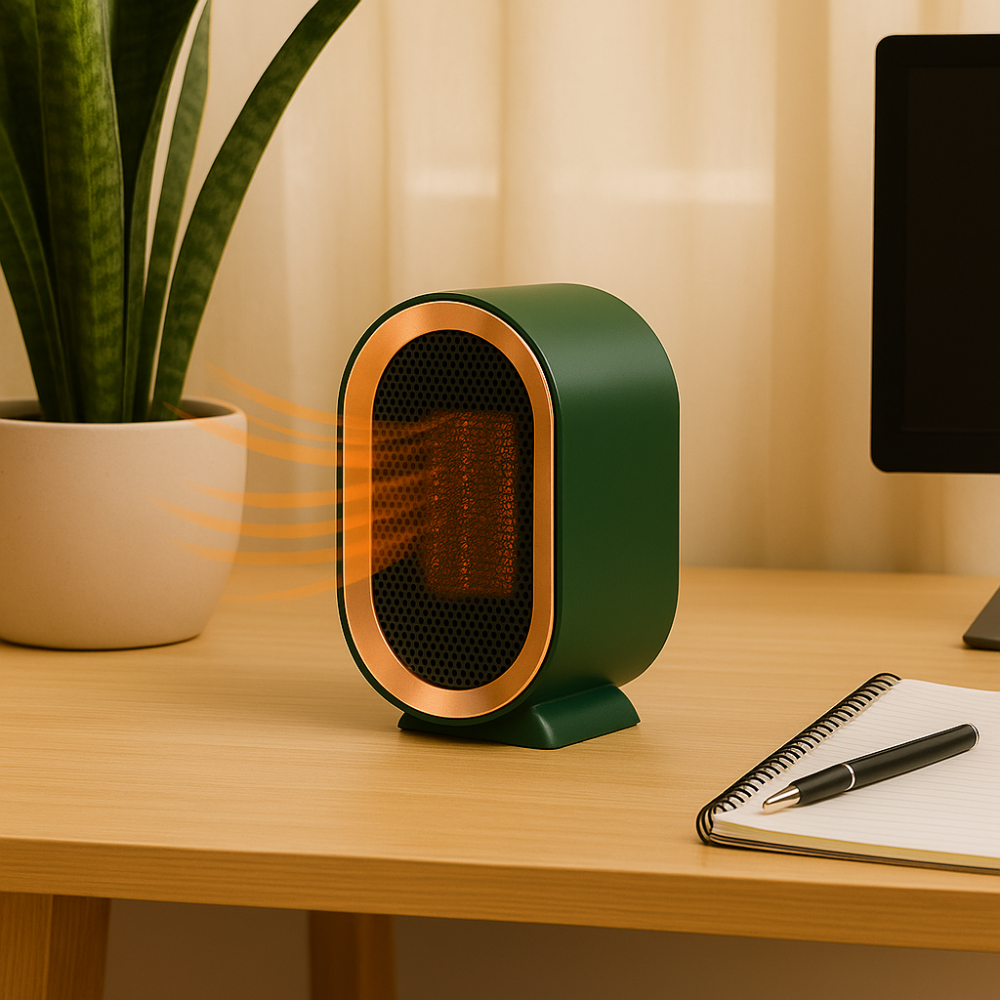 HEATELIS – Portable Space Heater for Comfortable Desk Areas