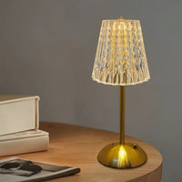 Elegant Acrylic Rechargeable Table Lamp with Touch Sensor & Dimmable Light 6