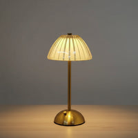 Elegant Acrylic Rechargeable Table Lamp with Touch Sensor & Dimmable Light 9