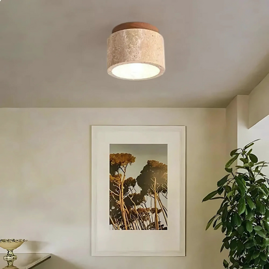 Elegant Ceiling Light Fixture - Japanese Design, Warm White, Energy Efficient 0