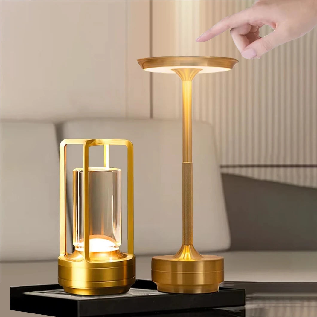 Elegant LED Touch Sensor Rechargeable Table Lamp for Home & Hospitality 0