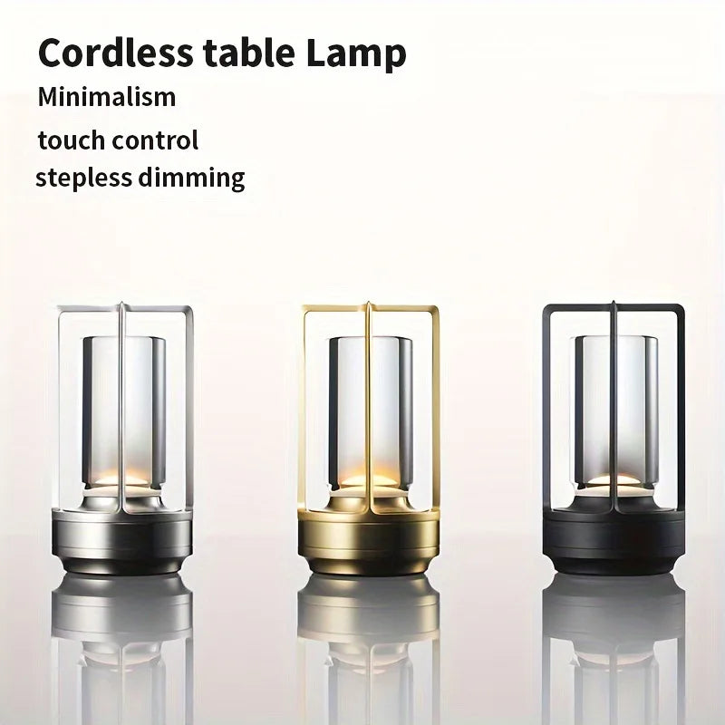 Elegant LED Touch Sensor Rechargeable Table Lamp for Home & Hospitality 2