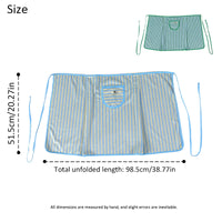 Elegant Stripe Kitchen Apron for Women - Fast Absorption & Adjustable Fit 5