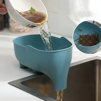 Elephant-Shaped Kitchen Sink Strainer - Multi-Purpose Drain Basket for Easy Cleaning 1