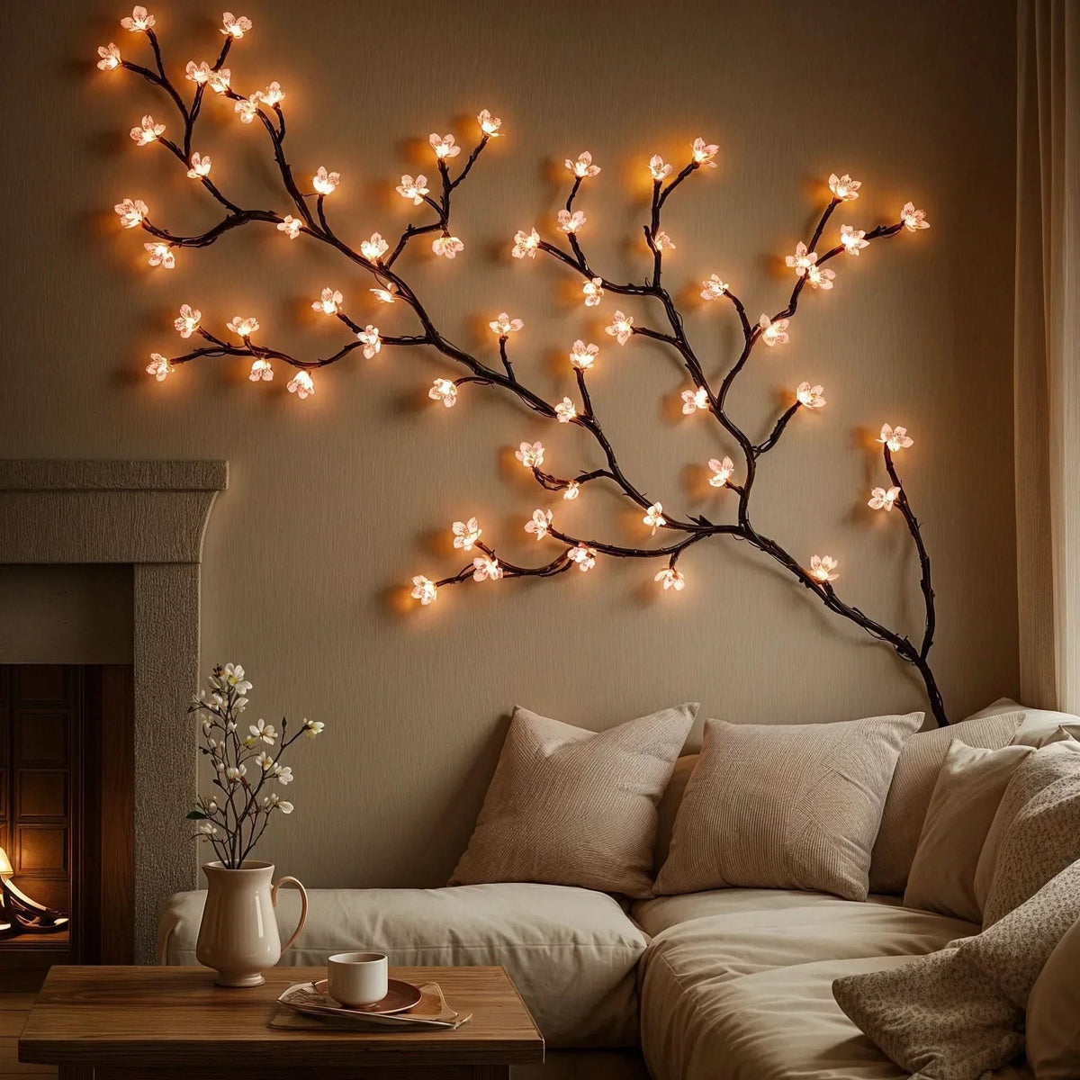 PETALMORIA – Cherry Blossom String Lights for Soft Evening Glow