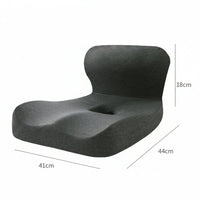 ErgoComfort L Shape Memory Foam Seat Cushion for Orthopedic Support and Pressure Relief 0