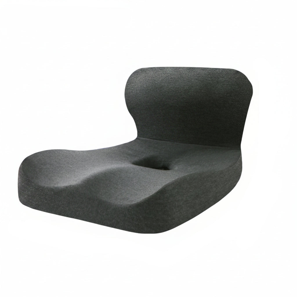 ERGOCURVE – L-Shaped Memory Foam Orthopedic Seat Cushion for Pressure Relief