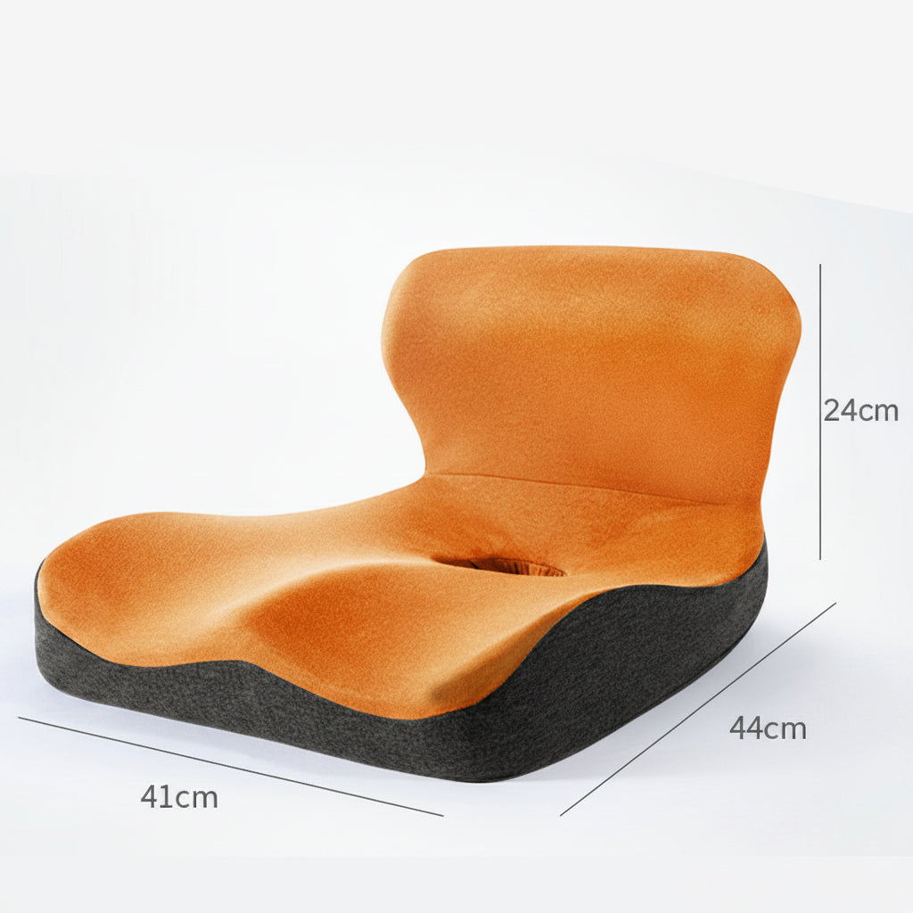 ErgoComfort L Shape Memory Foam Seat Cushion for Orthopedic Support and Pressure Relief 4