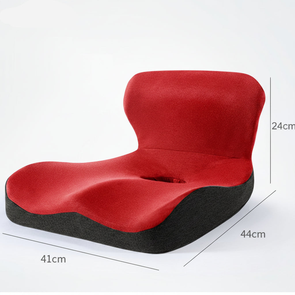 ErgoComfort L Shape Memory Foam Seat Cushion for Orthopedic Support and Pressure Relief 6