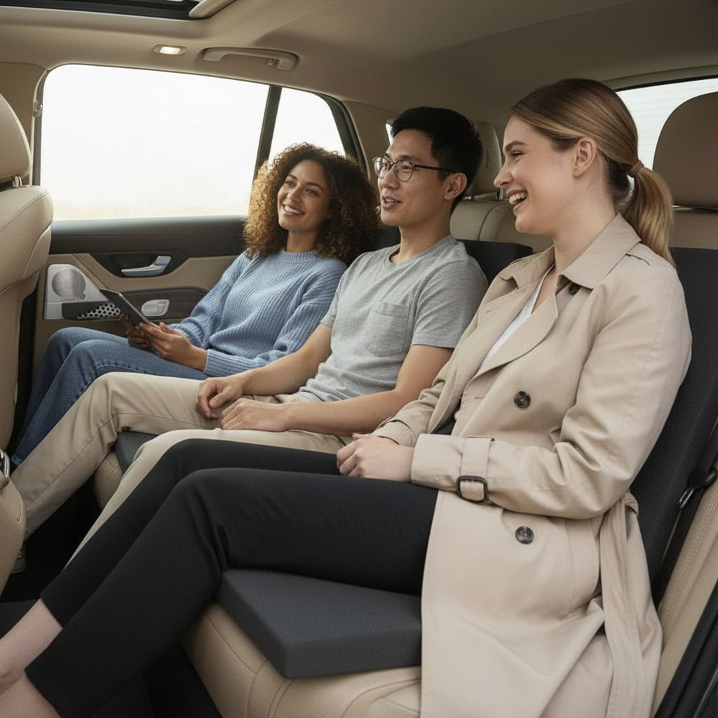 Ergonomic Memory Foam Car Seat Cushion - Lumbar Support for Auto Comfort 2