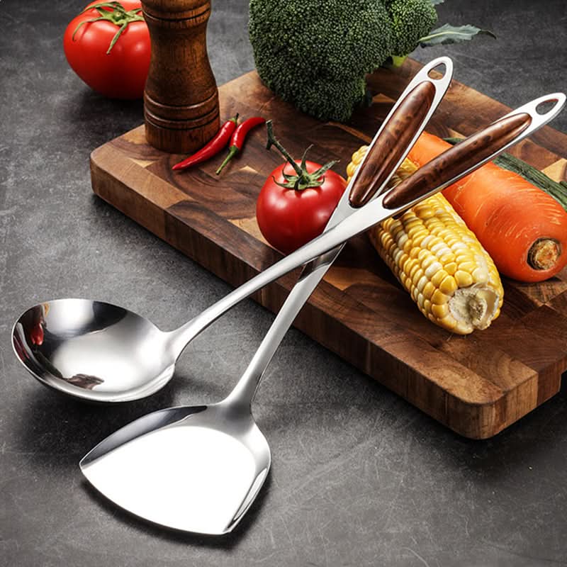 Ergonomic Stainless Steel Kitchen Utensil Set - Best Cooking Utensils for Precision 4