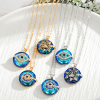 Evil Eye Necklace - Spiritual Protection Amulet with Adjustable Silver Chain 1