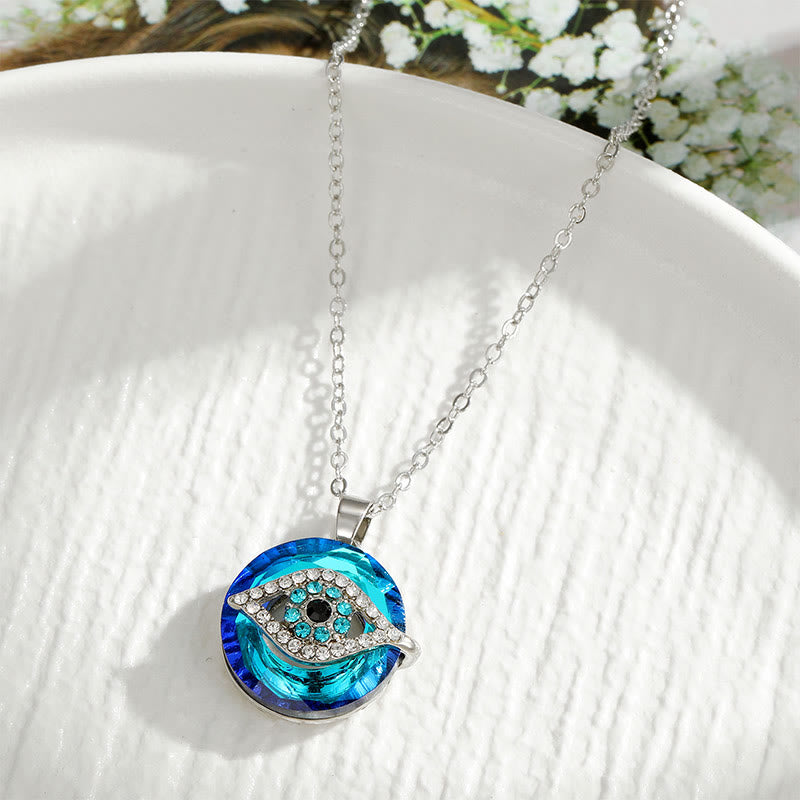 Evil Eye Necklace - Spiritual Protection Amulet with Adjustable Silver Chain 5