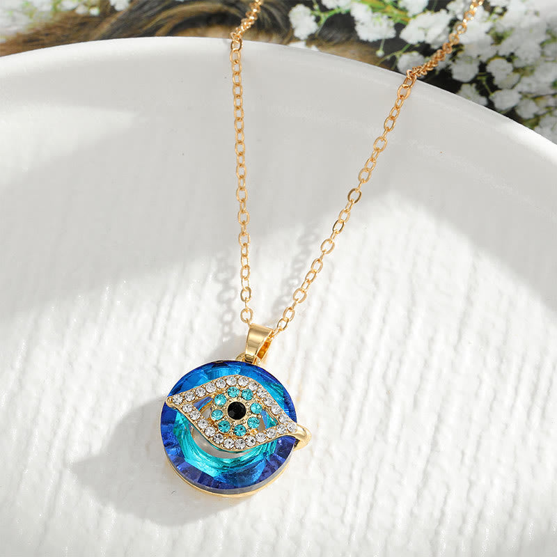 Evil Eye Necklace - Spiritual Protection Amulet with Adjustable Silver Chain 6