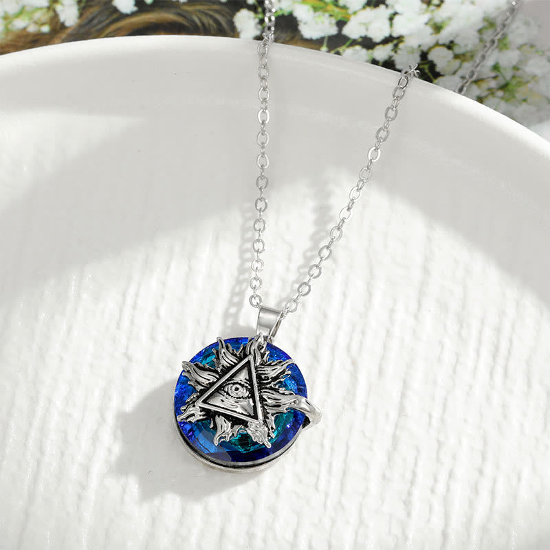 Evil Eye Necklace - Spiritual Protection Amulet with Adjustable Silver Chain 9