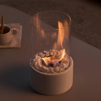 FLAMECORE - Portable Tabletop Fireplace for Clean-Burning Ambient Lighting 4