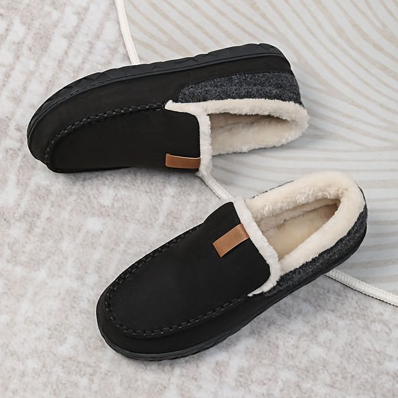 FLEECYFEET - Warm Sheep's Wool Loafer Slippers for Cozy Indoor Comfort 0