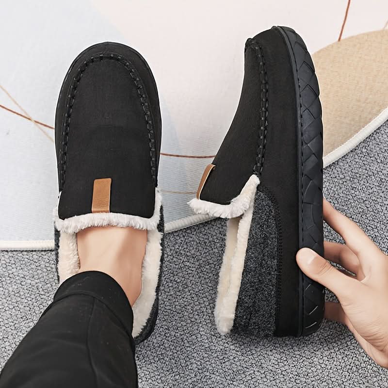 FLEECYFEET - Warm Sheep's Wool Loafer Slippers for Cozy Indoor Comfort 4
