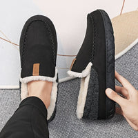 FLEECYFEET - Warm Sheep's Wool Loafer Slippers for Cozy Indoor Comfort 4