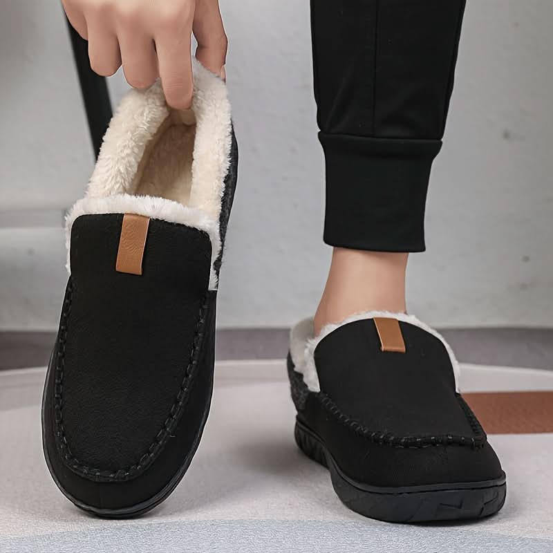 FLEECYFEET - Warm Sheep's Wool Loafer Slippers for Cozy Indoor Comfort 5