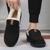 FLEECYFEET - Warm Sheep's Wool Loafer Slippers for Cozy Indoor Comfort 5