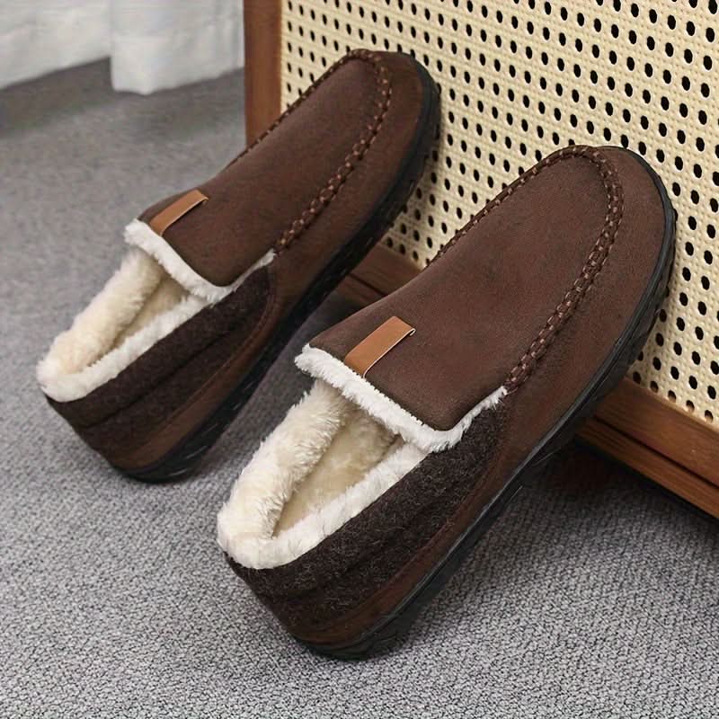 FLEECYFEET - Warm Sheep's Wool Loafer Slippers for Cozy Indoor Comfort 6