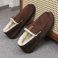 FLEECYFEET - Warm Sheep's Wool Loafer Slippers for Cozy Indoor Comfort 6