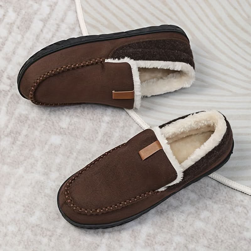FLEECYFEET - Warm Sheep's Wool Loafer Slippers for Cozy Indoor Comfort 9