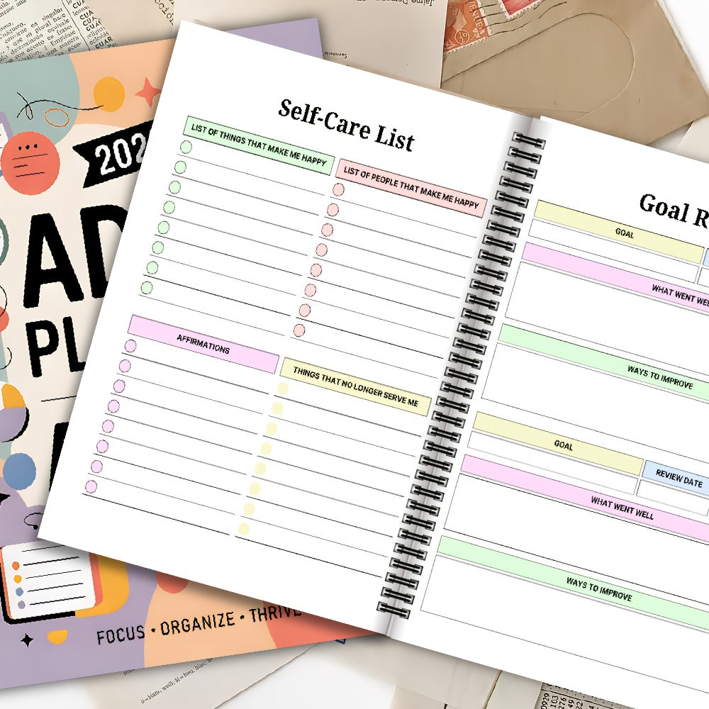 FOCUSVAULT - 2026 ADHD Adult Planner for Structured Daily & Weekly Productivity 3